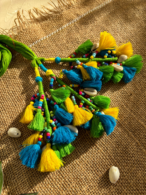 Nimbu Nectar Tassel Parandi- Green